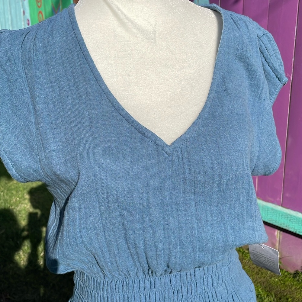 Gauze maxi dress